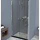 Купить Душевая дверь BelBagno Uno 110 UNO-B-2-110-C-Cr профиль Хром стекло прозрачное в магазине сантехники Santeh-Crystal.ru