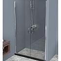 Душевая дверь BelBagno Uno 120 UNO-B-2-120-C-Cr профиль Хром стекло прозрачное