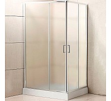 Душевой уголок BelBagno Uno 100х80 UNO-195-AH-2-100/80-P-Cr профиль Хром стекло рифленое