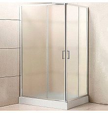 Душевой уголок BelBagno Uno 120х90 UNO-195-AH-2-120/90-P-Cr профиль Хром стекло рифленое