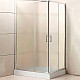 Купить Душевой уголок BelBagno Uno 120х90 UNO-195-AH-2-120/90-P-Cr профиль Хром стекло рифленое в магазине сантехники Santeh-Crystal.ru