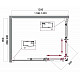 Купить Душевой уголок BelBagno Uno 120х90 UNO-195-AH-2-120/90-P-Cr профиль Хром стекло рифленое в магазине сантехники Santeh-Crystal.ru
