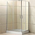 Душевой уголок BelBagno Uno 90х70 UNO-195-AH-2-90/70-C-Cr профиль Хром стекло прозрачное