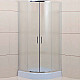 Заказать Душевой уголок BelBagno Uno 80х80 UNO-195-R-2-80-P-Cr профиль Хром стекло рифленое в магазине сантехники Santeh-Crystal.ru