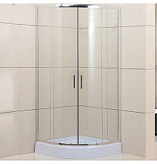 Душевой уголок BelBagno Uno 95х95 UNO-195-R-2-95-C-Cr профиль Хром стекло прозрачное