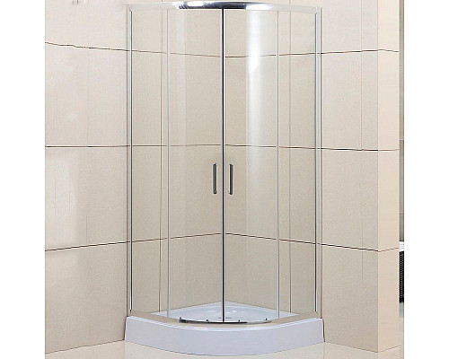 Приобрести Душевой уголок BelBagno Uno 95х95 UNO-195-R-2-95-C-Cr профиль Хром стекло прозрачное в магазине сантехники Santeh-Crystal.ru