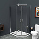 Приобрести Душевой уголок BelBagno Uno 100х80 UNO-195-PH-2-100/80-C-Cr профиль Хром стекло прозрачное в магазине сантехники Santeh-Crystal.ru