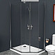 Купить Душевой уголок BelBagno Uno 120х90 UNO-195-PH-2-120/90-C-Cr профиль Хром стекло прозрачное в магазине сантехники Santeh-Crystal.ru