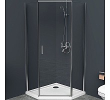 Душевой уголок BelBagno Uno 90х90 UNO-195-P-1-90-C-Cr профиль Хром стекло прозрачное