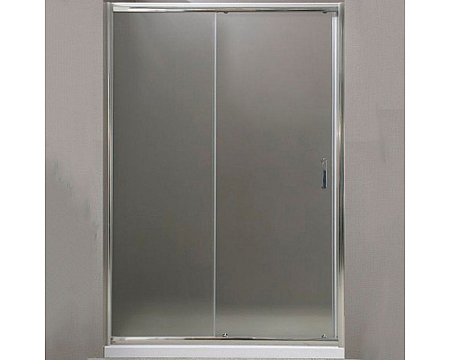 Купить Душевая дверь BelBagno Uno 130 UNO-195-BF-1-130-P-Cr профиль Хром стекло рифленое в магазине сантехники Santeh-Crystal.ru