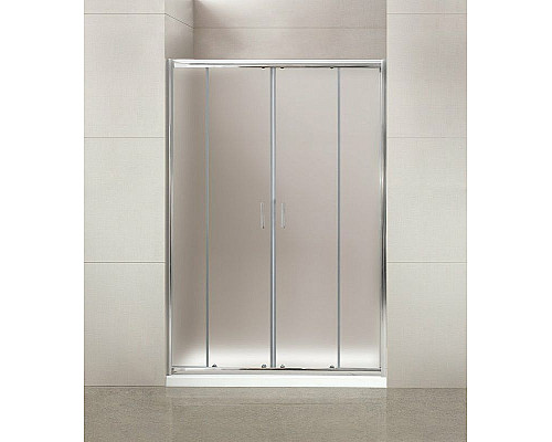 Заказать Душевая дверь BelBagno Uno 180 UNO-195-BF-2-180-P-Cr профиль Хром стекло рифленое в магазине сантехники Santeh-Crystal.ru