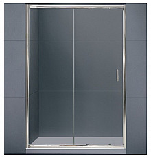 Душевая дверь BelBagno Uno 135 UNO-BF-1-135-C-Cr профиль Хром стекло прозрачное