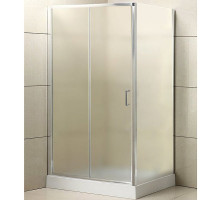 Душевой уголок BelBagno Uno 120x80 UNO-AH-1-120/80-P-Cr профиль Хром стекло рифленое