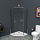 Приобрести Душевой уголок BelBagno Uno 100х100 UNO-195-P-1-100-C-Cr профиль Хром стекло прозрачное в магазине сантехники Santeh-Crystal.ru