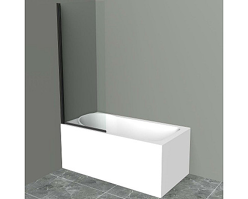 Santeh-Crystal.ru: Шторка на ванну BelBagno Uno 90 UNO-V-1-90/150-C-NERO профиль Черный матовый стекло прозрачное Купить Шторка на ванну BelBagno Uno 90 UNO-V-1-90/150-C-NERO профиль Черный матовый стекло прозрачное в магазине сантехники Santeh-Crystal.ru