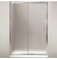 Душевая дверь BelBagno Uno 145 UNO-BF-1-145-P-Cr профиль Хром стекло рифленое