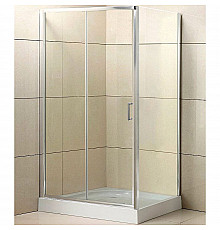 Душевой уголок BelBagno Uno 110x80 UNO-AH-1-110/80-C-Cr профиль Хром стекло прозрачное
