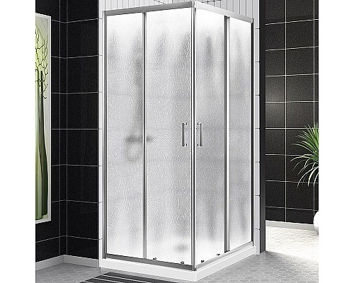 Santeh-Crystal.ru: Душевой уголок BelBagno Uno 90х90 UNO-195-A-2-90-CH-CR профиль Хром стекло шиншилла Заказать Душевой уголок BelBagno Uno 90х90 UNO-195-A-2-90-CH-CR профиль Хром стекло шиншилла в магазине сантехники Santeh-Crystal.ru