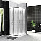 Заказать Душевой уголок BelBagno Uno 90х90 UNO-195-A-2-90-CH-CR профиль Хром стекло шиншилла в магазине сантехники Santeh-Crystal.ru