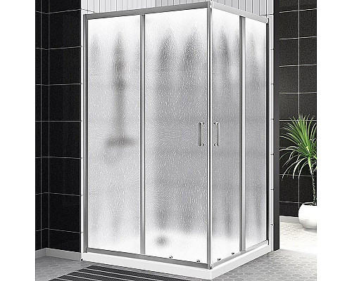 Santeh-Crystal.ru: Душевой уголок BelBagno Uno 120х90 UNO-195-AH-2-120/90-CH-CR профиль Хром стекло шиншилла Заказать Душевой уголок BelBagno Uno 120х90 UNO-195-AH-2-120/90-CH-CR профиль Хром стекло шиншилла в магазине сантехники Santeh-Crystal.ru