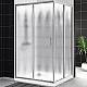 Заказать Душевой уголок BelBagno Uno 120х90 UNO-195-AH-2-120/90-CH-CR профиль Хром стекло шиншилла в магазине сантехники Santeh-Crystal.ru