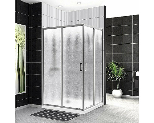 Santeh-Crystal.ru: Душевой уголок BelBagno Uno 120х90 UNO-195-AH-2-120/90-CH-CR профиль Хром стекло шиншилла Заказать Душевой уголок BelBagno Uno 120х90 UNO-195-AH-2-120/90-CH-CR профиль Хром стекло шиншилла в магазине сантехники Santeh-Crystal.ru