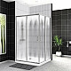 Заказать Душевой уголок BelBagno Uno 120х90 UNO-195-AH-2-120/90-CH-CR профиль Хром стекло шиншилла в магазине сантехники Santeh-Crystal.ru