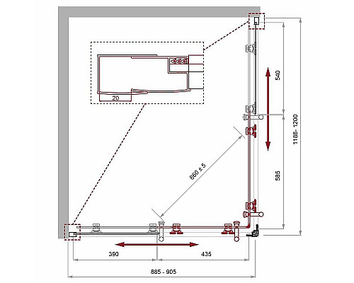 Santeh-Crystal.ru: Душевой уголок BelBagno Uno 120х90 UNO-195-AH-2-120/90-CH-CR профиль Хром стекло шиншилла Заказать Душевой уголок BelBagno Uno 120х90 UNO-195-AH-2-120/90-CH-CR профиль Хром стекло шиншилла в магазине сантехники Santeh-Crystal.ru
