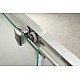 Купить Душевая дверь BelBagno Uno 120 UNO-195-BF-1-120-CH-CR профиль Хром стекло шиншилла в магазине сантехники Santeh-Crystal.ru