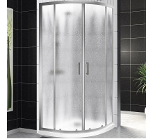 Душевой уголок BelBagno Uno 100х100 UNO-195-R-2-100-CH-CR профиль Хром стекло шиншилла