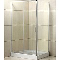 Душевой уголок BelBagno Uno 120x80 UNO-AH-1-120/80-C-Cr профиль Хром стекло прозрачное