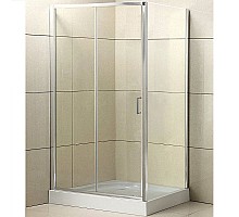 Душевой уголок BelBagno Uno 120x80 UNO-AH-1-120/80-C-Cr профиль Хром стекло прозрачное