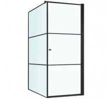 Душевой уголок Berges Dark 90х90 061020R профиль Черный матовый стекло прозрачное