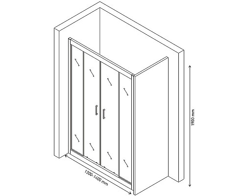Santeh-Crystal.ru: Душевая дверь Berges Porta 120-140 063101 профиль Хром сильвер стекло прозрачное Приобрести Душевая дверь Berges Porta 120-140 063101 профиль Хром сильвер стекло прозрачное в магазине сантехники Santeh-Crystal.ru