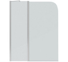 Шторка на ванну Bravat Alfa 110 BG110.5111A профиль Хром стекло прозрачное