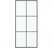 Душевая перегородка Bravat Black Line 90 BG090.5413B профиль Черный стекло прозрачное