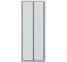 Душевая дверь Bravat Drop 80 BD080.4120A профиль Хром стекло прозрачное