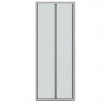 Душевая дверь Bravat Drop 100 BD100.4120A профиль Хром стекло прозрачное