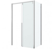 Душевой уголок Bravat Slim Line 120x80 BS120.3104A профиль Хром стекло прозрачное