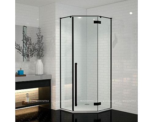 Santeh-Crystal.ru: Душевой уголок Cerutti SPA 100х100 C2A профиль Черный матовый стекло прозрачное Приобрести Душевой уголок Cerutti SPA 100х100 C2A профиль Черный матовый стекло прозрачное в магазине сантехники Santeh-Crystal.ru