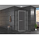 Заказать Душевой уголок Cerutti SPA Chika ZP101T 100x100 профиль Хром стекло прозрачное в магазине сантехники Santeh-Crystal.ru