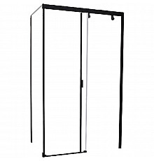 Душевой уголок Cerutti SPA Marbella 120B 120x80 R 7910 профиль Черный стекло прозрачное