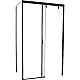 Купить Душевой уголок Cerutti SPA Marbella 120B 120x80 R 7910 профиль Черный стекло прозрачное в магазине сантехники Santeh-Crystal.ru