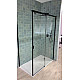 Купить Душевой уголок Cerutti SPA Marbella 120B 120x80 R 7910 профиль Черный стекло прозрачное в магазине сантехники Santeh-Crystal.ru