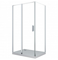 Душевой уголок Cerutti SPA Victoria 120x90 7742 профиль Хром стекло прозрачное