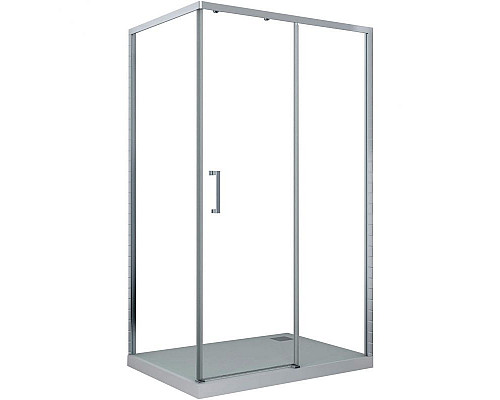 Приобрести Душевой уголок Cerutti SPA Vito 110x80 R профиль Хром стекло прозрачное в магазине сантехники Santeh-Crystal.ru