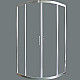 Приобрести Душевой уголок Cerutti SPA Viva 100х100 7706 профиль Хром стекло прозрачное в магазине сантехники Santeh-Crystal.ru