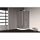Приобрести Душевой уголок Cerutti SPA Viva 100х100 7706 профиль Хром стекло прозрачное в магазине сантехники Santeh-Crystal.ru