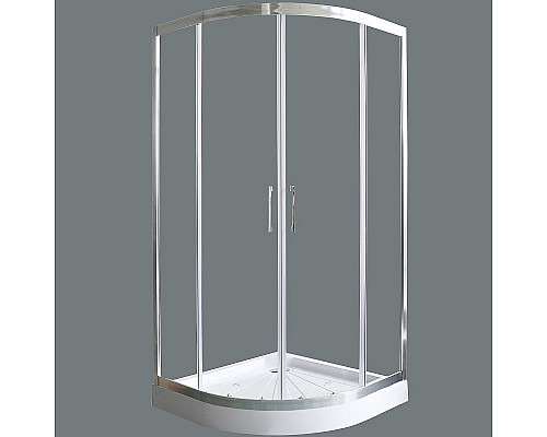 Заказать Душевой уголок Cerutti SPA Viva 90x90 7707 профиль Хром стекло прозрачное в магазине сантехники Santeh-Crystal.ru