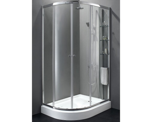 Приобрести Душевой уголок Cezares Anima 120x100 R ANIMA-W-RH-2-120/100-C-Cr-R профиль Хром стекло прозрачное в магазине сантехники Santeh-Crystal.ru